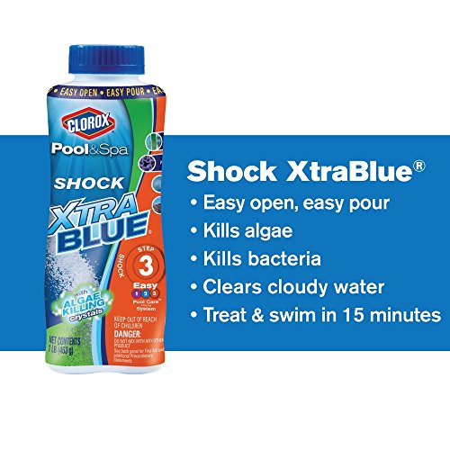 how to shock green pool
