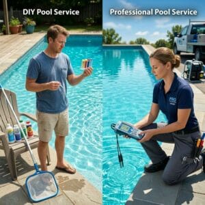 DIY vs. professional pool service comparison